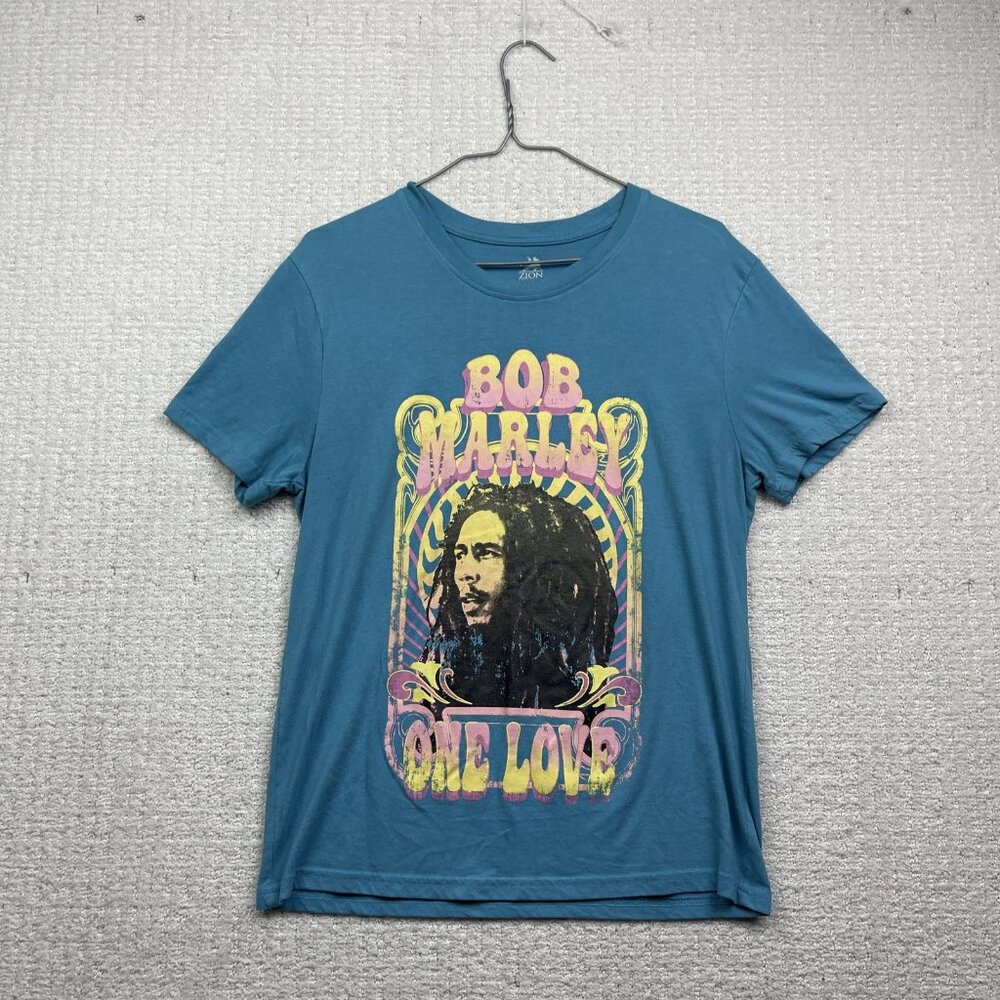 Bob Marley Reggae Zion Rasta Jamaica Mens T Shirt M Music One Love Hippie